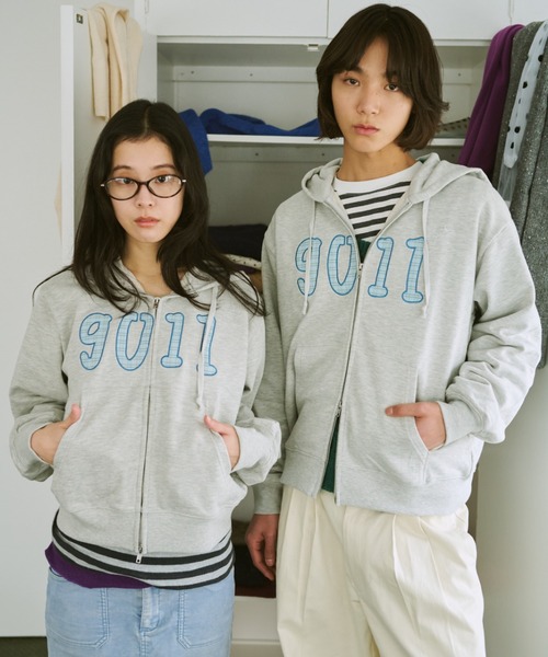 common gull products. パーカー NO.9011gull zip hoodie**芽心
