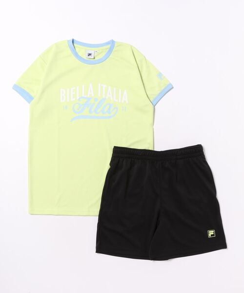 FILA（フィラ） tシャツ Tシャツ＋ショートパンツ上下2点セット キッズ