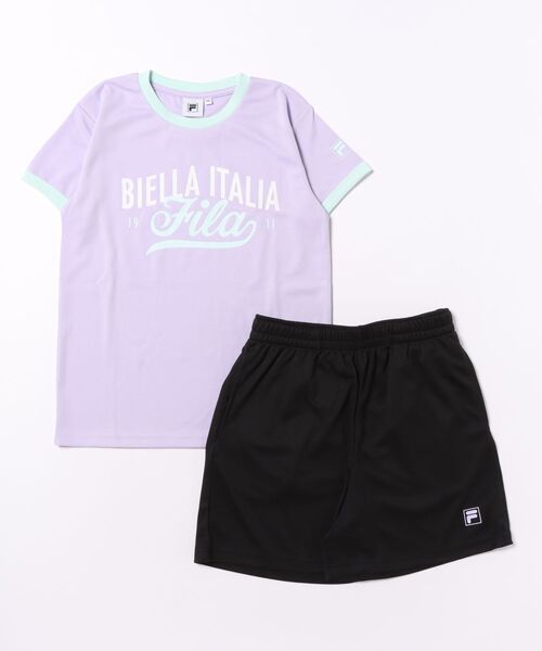 FILA（フィラ） tシャツ Tシャツ＋ショートパンツ上下2点セット キッズ