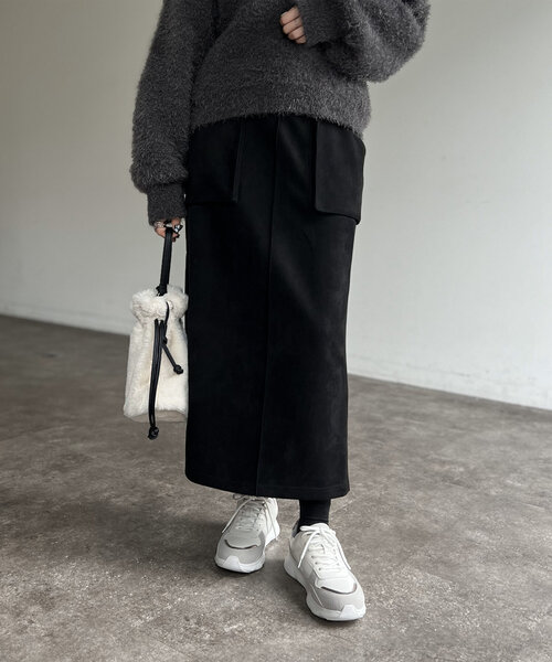 「Chez toi」 スカート FREE ブラック レディース_画像3