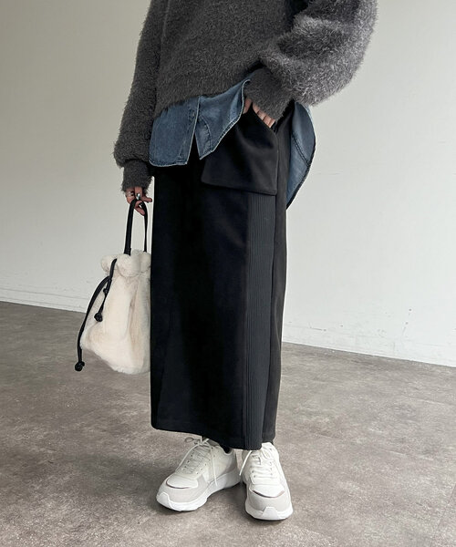 「Chez toi」 スカート FREE ブラック レディース_画像5