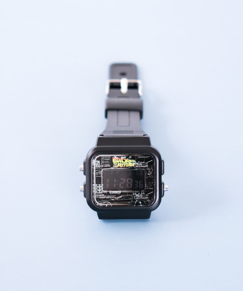 未使用品　バック・トゥ・ザ・フューチャー デジタルウォッチ 腕時計 「Back to the Future/バックトゥーザフューチャー」デジタル