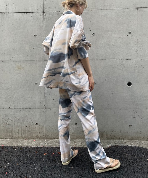 「ENOF」 パンツ M グリーン系その他 レディースの画像