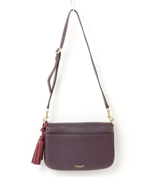 COACHコーチ　ワンショルダーバッグ パープル COACH（コーチ） ワンポイントショルダーバッグ - パープル レディース