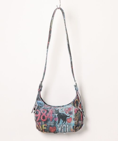 Desigual（デシグアル） ハンドバッグ 猫グラフィティフラワー