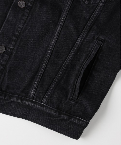 LEVI'S ブラックデニムジャケット Sサイズ Levi's（リーバイス） デニムジャケット gジャン 「Levi's」リラックス