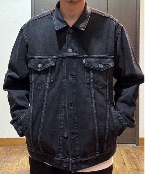【新品】Liberaiders リラックスフィット シングル ジャケット M 黒 Levi's（リーバイス） デニムジャケット gジャン 「Levi's」リラックス