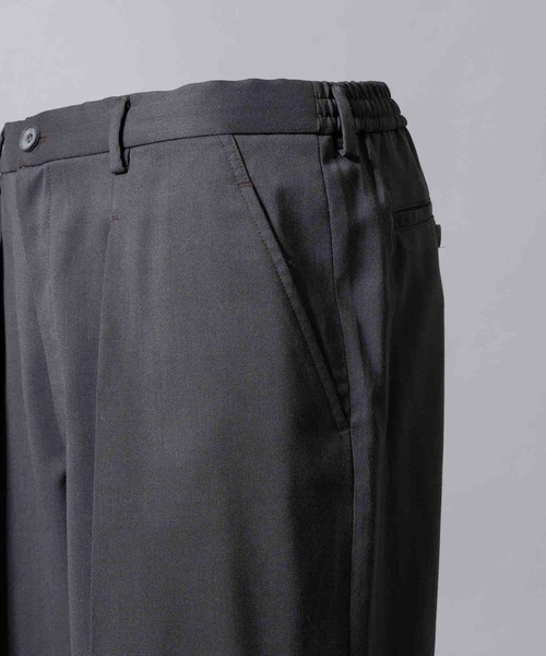 「MAISON SPECIAL」 スラックス 1 ブラック メンズ_5