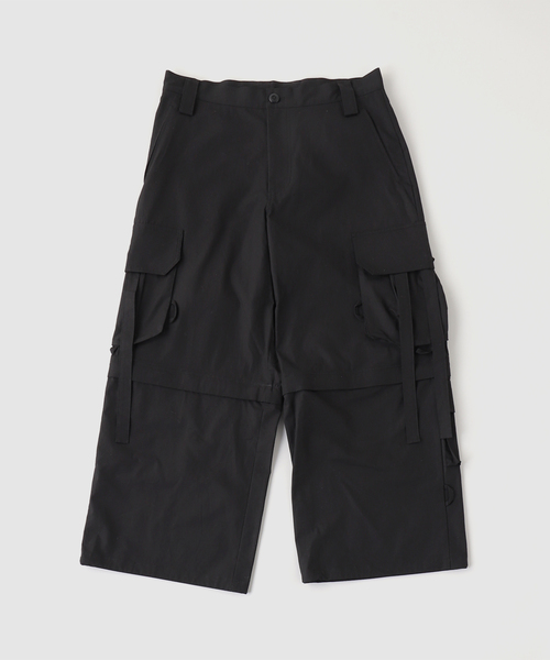 ワイドパンツ カーゴパンツ TOY DEVIL / トイデビル Convertible Tape Cargo Pants メンズの画像