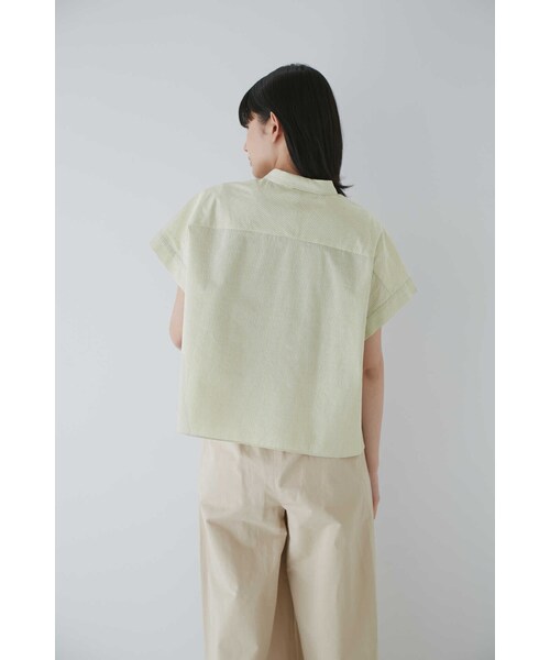 「human woman」 半袖ブラウス MEDIUM ブルー系その他3 レディース_画像5