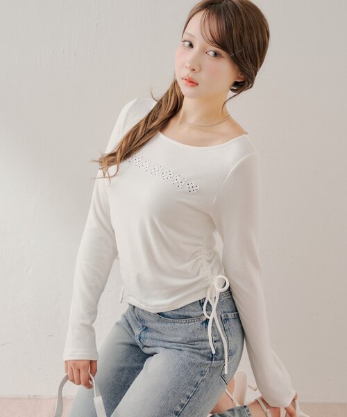 Chico（チコ） tシャツ ドットロゴコンパクトT レディース : ZOZOTOWN