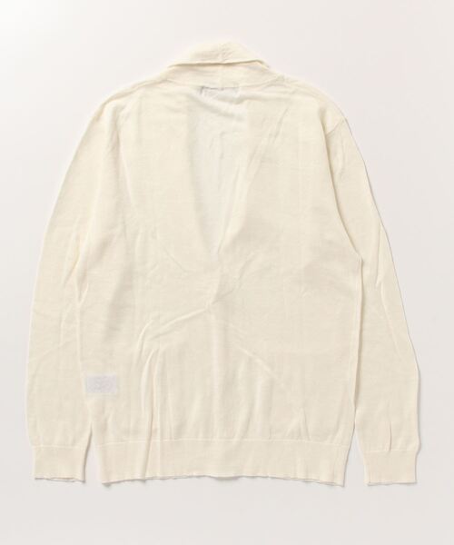 「HIGH STREET」 ニットカーディガン L アイボリー メンズ_画像3