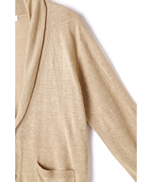 「HIGH STREET」 ニットカーディガン L アイボリー メンズ_画像7