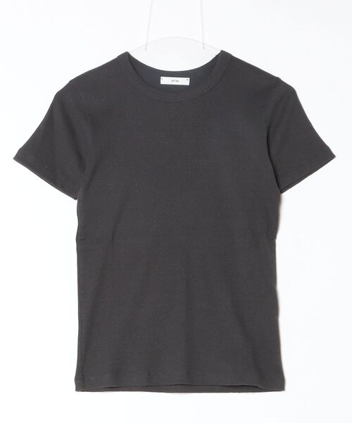 ATON（エイトン） tシャツ RECYCLE SUVIN RIB FIT T-SHIRT KKAGLM0708
