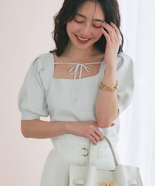 La boutique Bonbon（ラブティックボンボン） ニット セーター 「接触