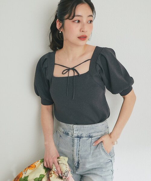 La boutique Bonbon（ラブティックボンボン） ニット セーター 「接触