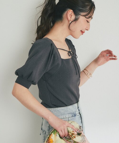 La boutique Bonbon（ラブティックボンボン） ニット セーター 「接触