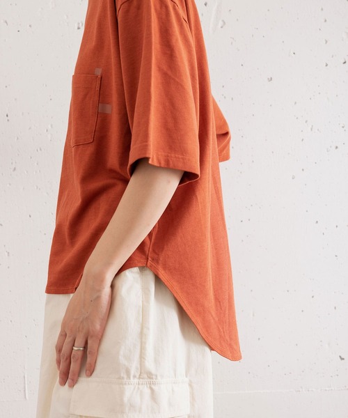 「EKAL」 半袖Tシャツ ONE オフホワイト レディース_画像5
