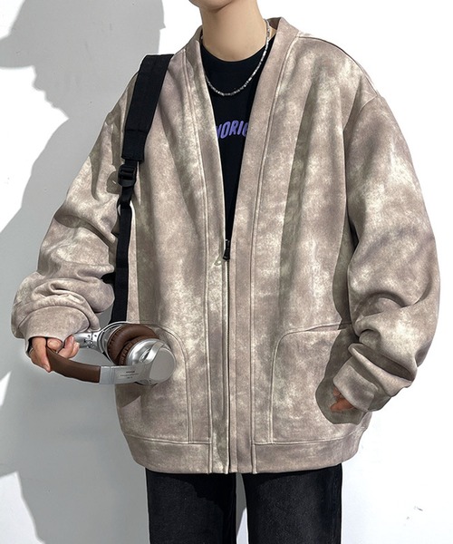 「JOHNNY WOLF」 カーディガン L オフホワイト メンズ_画像2