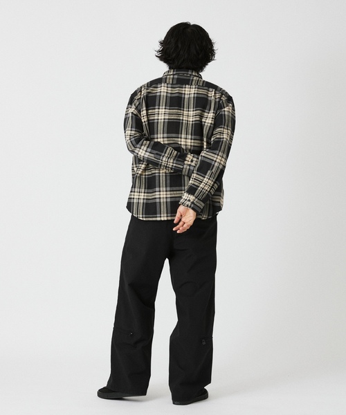 「Prentiss」 長袖シャツ MEDIUM ネイビー メンズ_画像5