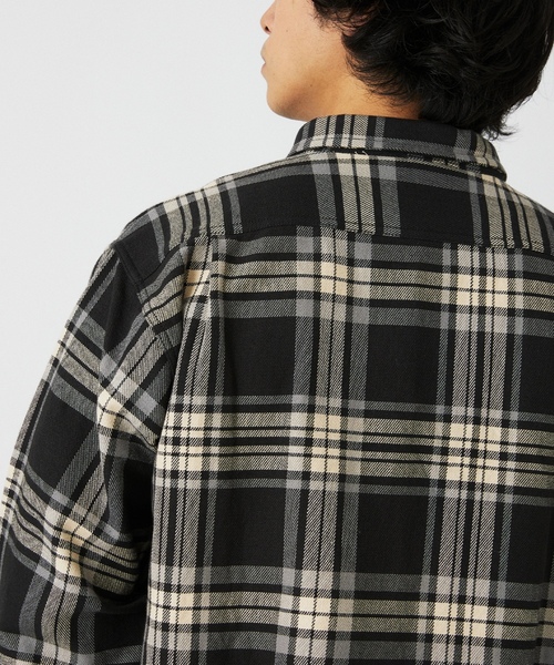 「Prentiss」 長袖シャツ MEDIUM ネイビー メンズ_画像8