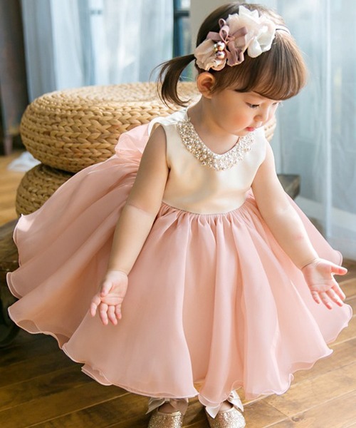 「DAY CLOSET」 「KIDS」ノースリーブワンピース 130cm ピンク キッズ_画像2
