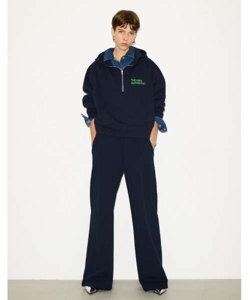 「THROW by SLY」 スウェットパンツ FREE ネイビー レディース_画像6