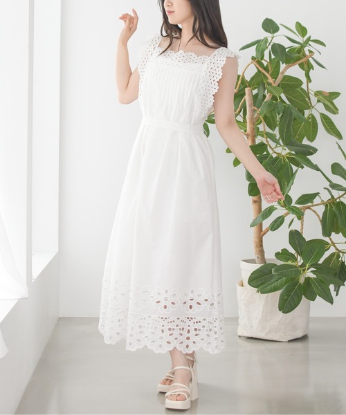 美品レア♡NOANOA コットン100％ マリムードレス♡ウニ柄 ワンピース 31 Sons de mode（トランテアン ソン ドゥ モード） ワンピース カット