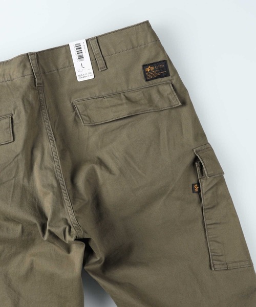 「Alpha Industries」 カーゴパンツ X-LARGE ブラック メンズ_画像4