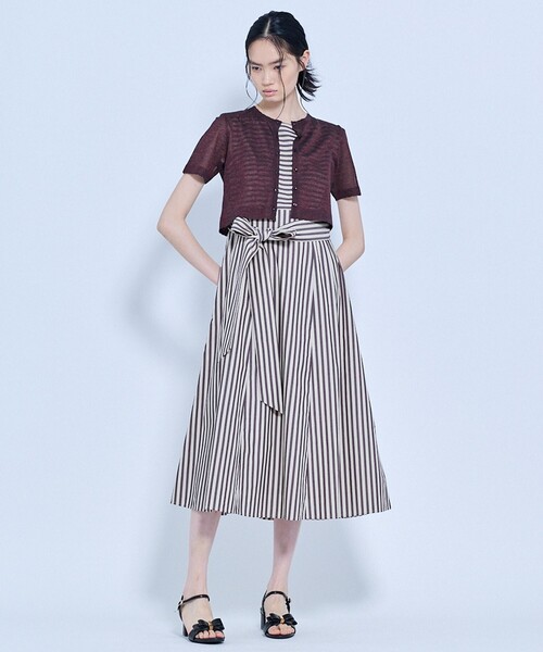 ワンピース STRIPE PARASOL ドレスの画像