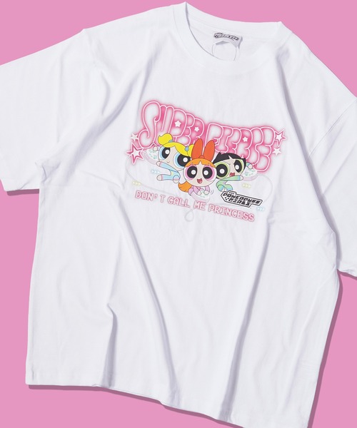 tシャツ 半袖 POWERPUFF GIRLS / パワーパフ ガールズ オーバーサイズ