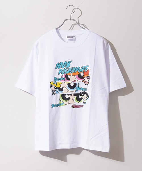 tシャツ 半袖 POWERPUFF GIRLS / パウパフ ガールズ オーバーサイズ