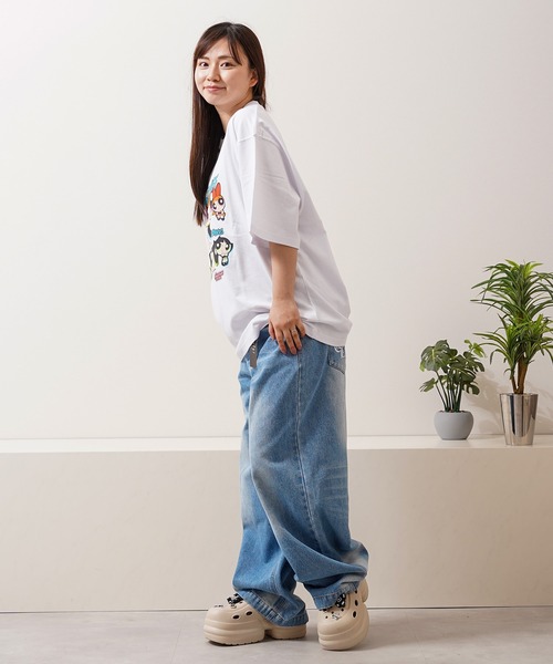 tシャツ 半袖 POWERPUFF GIRLS / パウパフ ガールズ オーバーサイズ