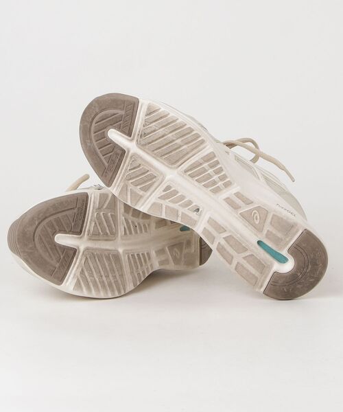 「ASICS WALKING」 ローカットスニーカー 24.0cm ベージュ レディース_画像3
