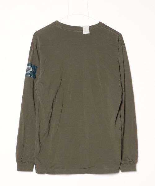 「N.HOOLYWOOD TEST PRODUCT EXCHANGE SERVICE」 長袖Tシャツ 36 カーキ メンズ_画像2