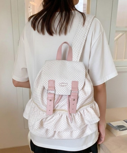 center i デイバック リュック ドットフリルガーリーバックパック 