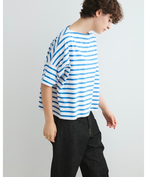「Traditional Weatherwear」 半袖Tシャツ S ブルー レディース_画像8