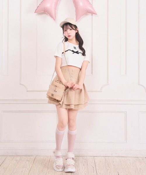 LAFARY（ラファリー） 半袖Tシャツ FREE ホワイト レディース
