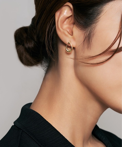 Jewel closet by L&Co. ピアス K10 スイング ピアス（ペアシェイプ