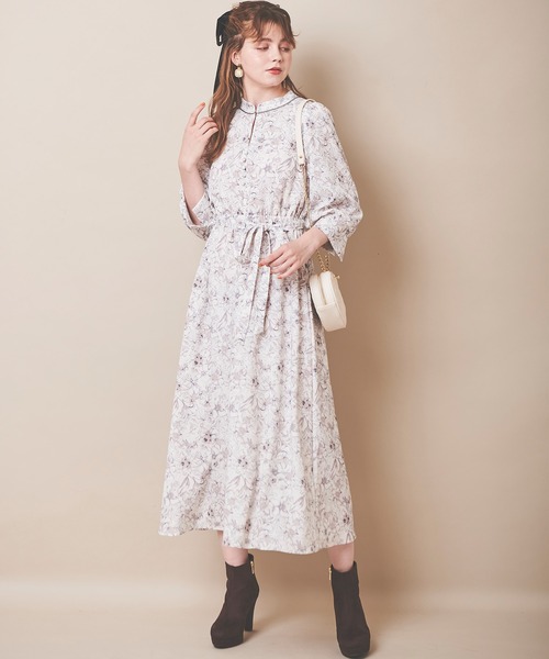 「31 Sons de mode」 7分袖ワンピース 38 ピンク レディース_画像5