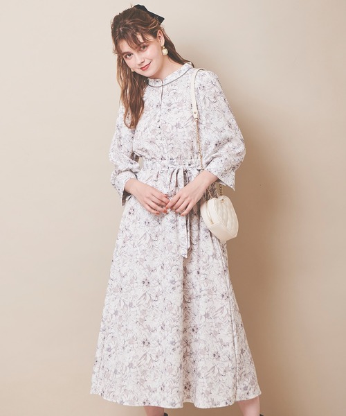 「31 Sons de mode」 7分袖ワンピース 38 ピンク レディース_画像7