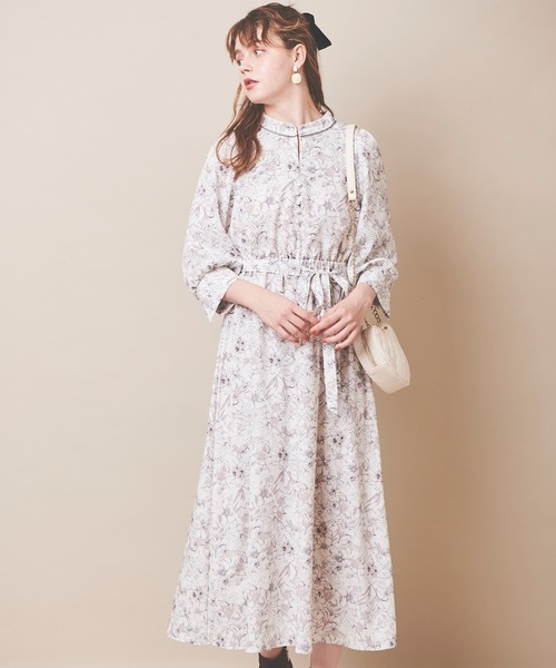 「31 Sons de mode」 7分袖ワンピース 38 ピンク レディース_画像8