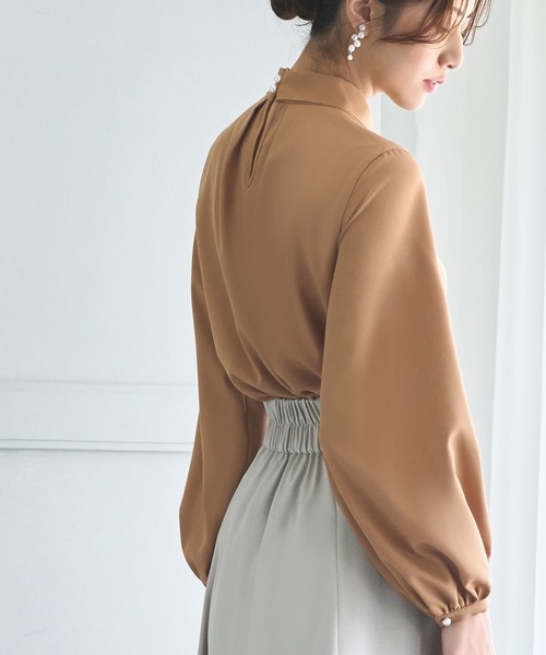 「RUIRUE BOUTIQUE」 長袖ブラウス M ホワイト レディース_画像5