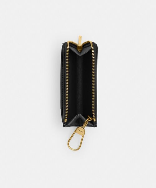COACH キーホルダー カードホルダー付き COACH（コーチ） カードケース エッセンシャル キー ジップ カード