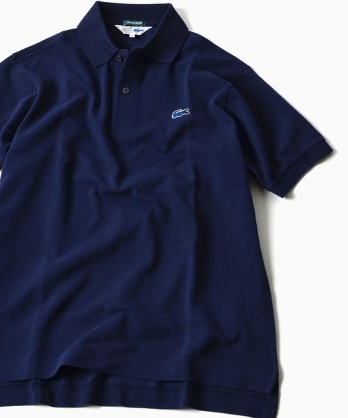 70's LACOSTE ポロシャツ ネイビー LACOSTE（ラコステ） ポロシャツ オープンカラーポロシャツ メンズ
