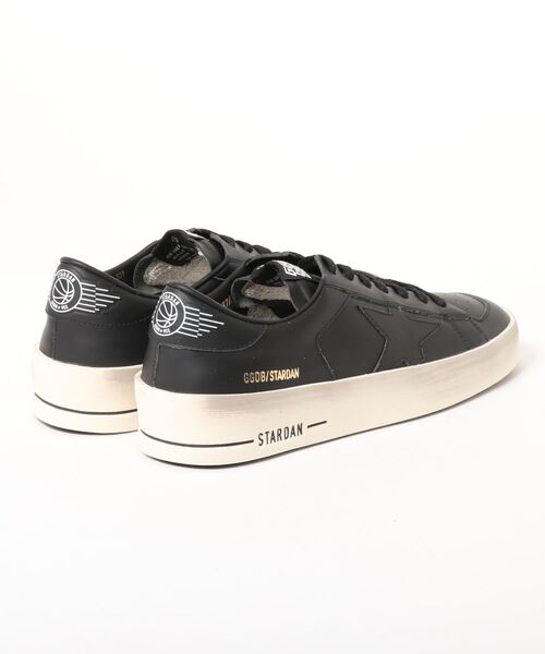 スニーカー GOLDEN GOOSE Stardan sneakers total black leather メンズの画像