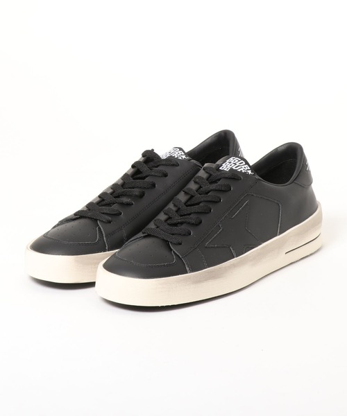 スニーカー GOLDEN GOOSE Stardan sneakers total black leather メンズの画像