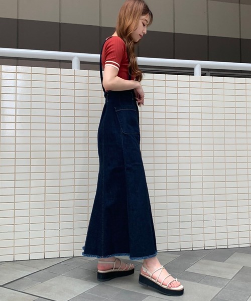 FREE'S MART（フリーズマート） マルチサイズ スカート サスペンダー付