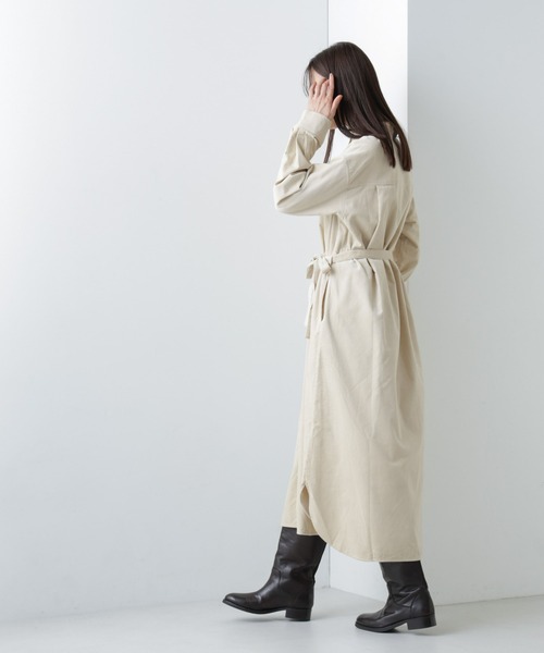 NANO universe（ナノ・ユニバース） マルチサイズ シャツワンピース