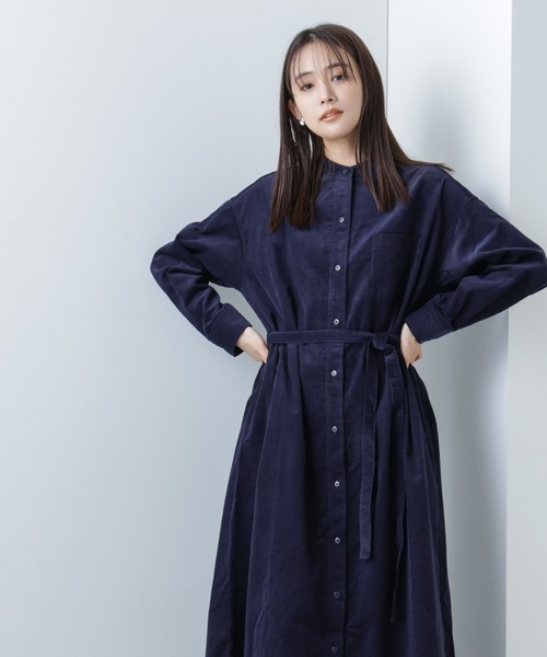 NANO universe（ナノ・ユニバース） マルチサイズ シャツワンピース